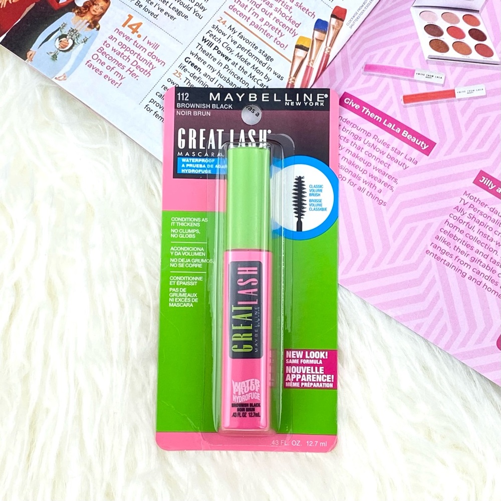 Maybelline Great Lash Waterproof Mascara 112 Brownish Black